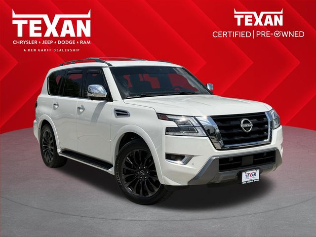 2024 Nissan Armada Platinum White at EAG Ford Navasota