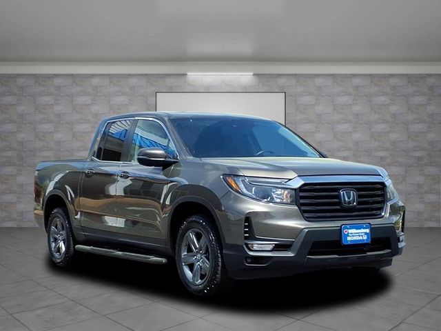 Pacific Pewter Metallic 2023 Honda Ridgeline RTL AWD Pickup Truck All-Wheel Drive 9-Speed Automatic