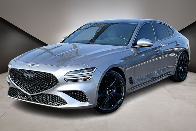 Savile Silver 2023 Genesis G70 2.0T RWD Sedan Rear-Wheel Drive 8-Speed Automatic
