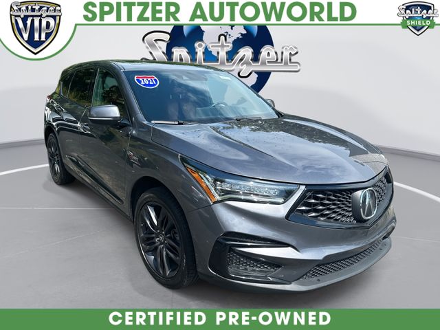 2021 Acura RDX A-Spec Package Gray at Klick Lewis Buick Chevrolet
