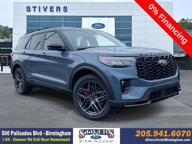Vapor Blue 2026 Ford Explorer SUV / Crossover Rear-Wheel Drive Automatic