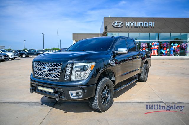 Gray (Magnetic Black) 2017 Nissan Titan Pickup Truck 4X2 7-Speed Automatic