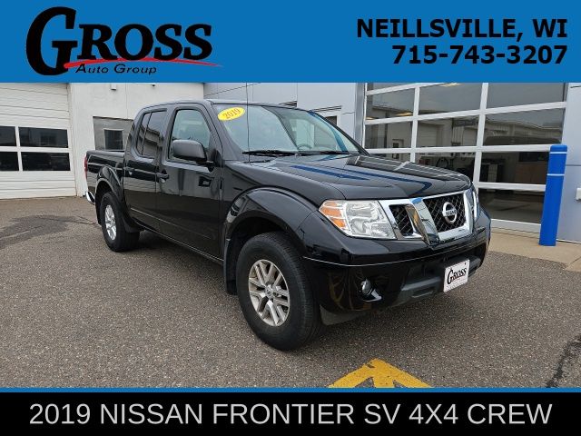 Gray (Magnetic Black Pearl) 2019 Nissan Frontier Pickup Truck Four-Wheel Drive 5-Speed Automatic Overdrive