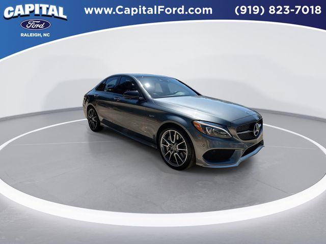 Used 2018 Mercedes-Benz C-Class Sedan AMG C43 with VIN 55SWF6EB4JU242555 for sale in Raleigh, NC