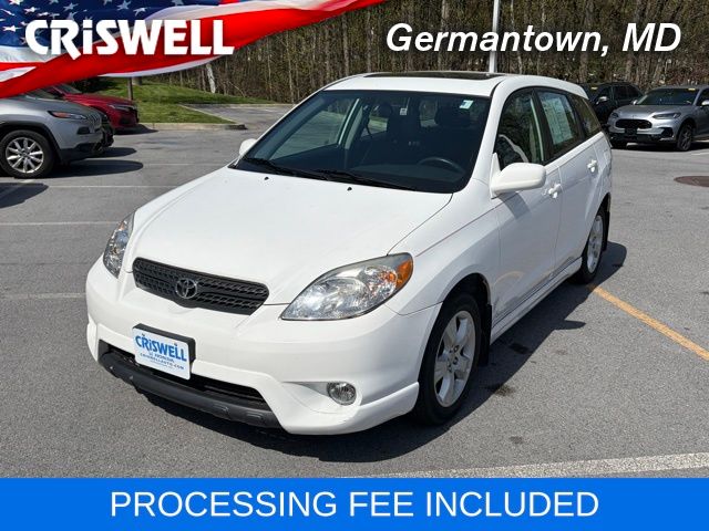 Super White 2005 Toyota Matrix XR Hatchback Front-Wheel Drive 5-Speed Manual Overdrive