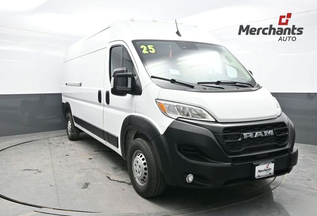 Bright White Clearcoat 2025 RAM ProMaster 2500 Tradesman 159 High Roof Cargo Van FWD Van Front-Wheel Drive 9-Speed Automatic