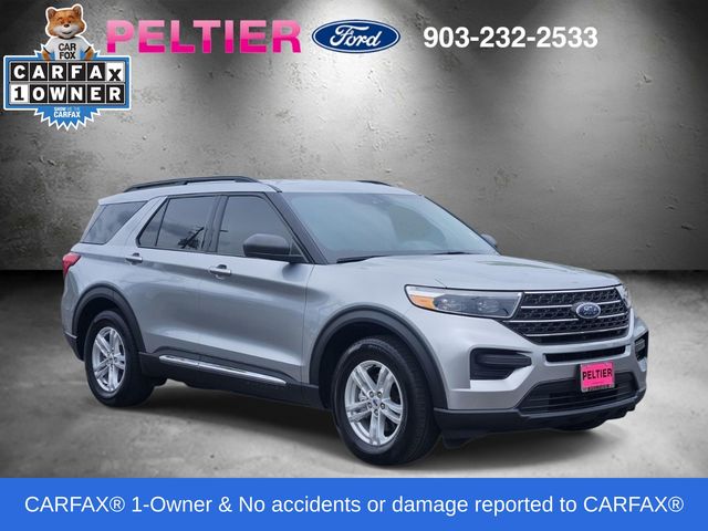 Iconic Silver Metallic 2023 Ford Explorer XLT RWD SUV / Crossover Rear-Wheel Drive Automatic
