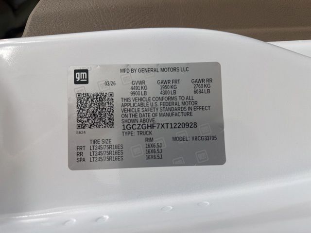 New 2026 Summit White Chevrolet Work Van image 9