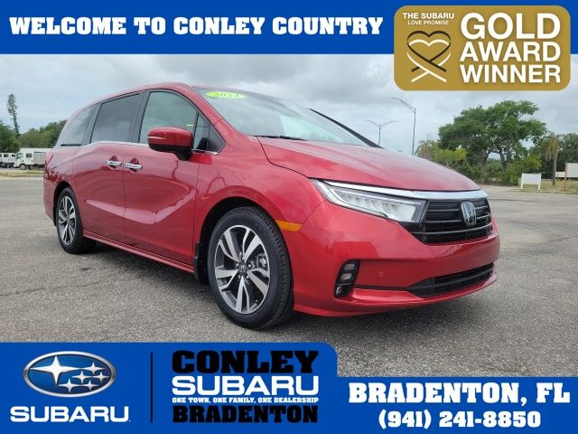 Red 2024 Honda Odyssey Minivan Front-Wheel Drive Automatic