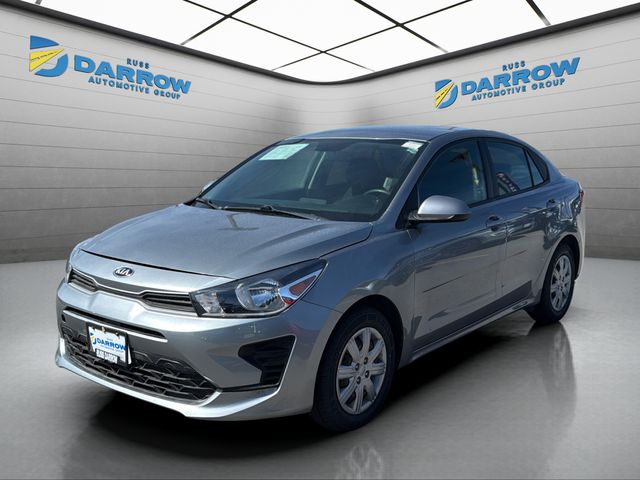 Steel Gray 2021 Kia Rio S FWD Sedan Front-Wheel Drive Continuously Variable Transmission