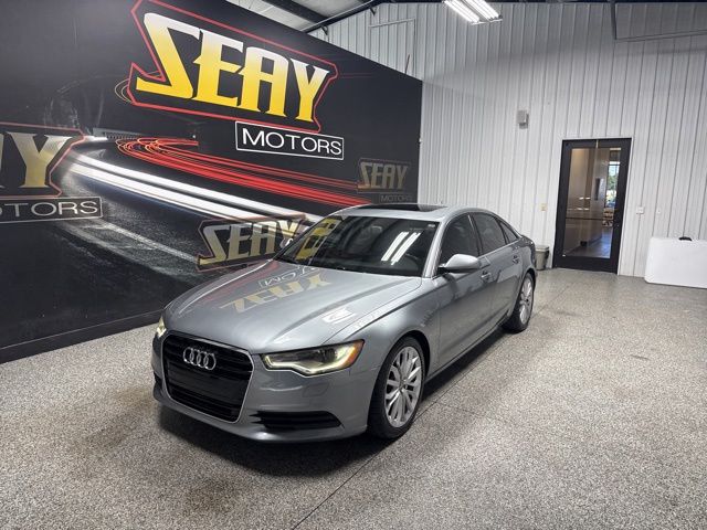 Silver 2013 Audi A6 2.0T Premium Plus Sedan FWD Sedan Front-Wheel Drive Continuously Variable Transmission