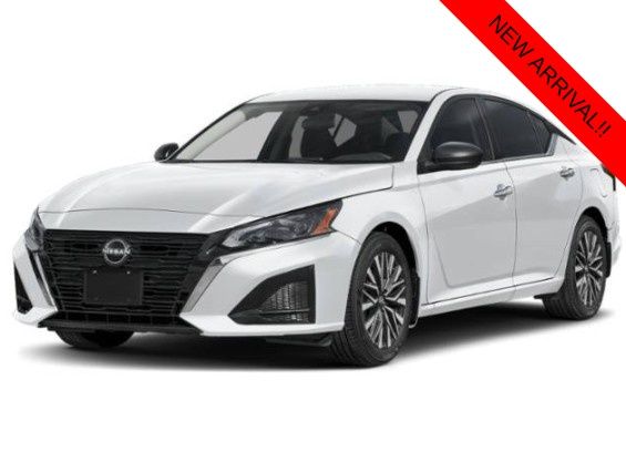 Glacier White 2025 Nissan Altima Sedan Front-Wheel Drive Continuously Variable Transmission