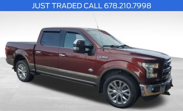 Red (Bronze Fire Metallic) 2015 Ford F-150 Pickup Truck Four-Wheel Drive 6-Speed Automatic
