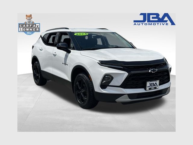 Summit White 2024 Chevrolet Blazer SUV / Crossover Front-Wheel Drive 9-Speed Automatic Overdrive