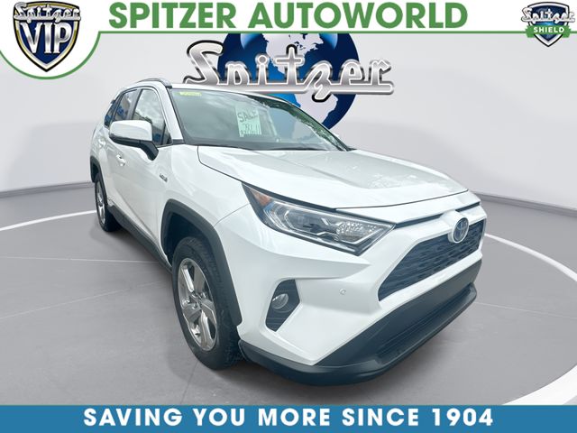 White (Blizzard Pearl) 2021 Toyota RAV4 Hybrid SUV / Crossover All-Wheel Drive Continuously Variable Transmission