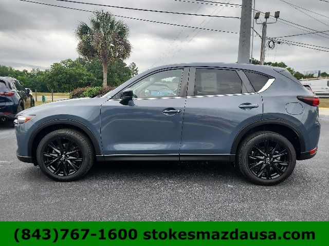 2021 Mazda CX-5 Carbon Edition Turbo Gray at Stokes Mazda