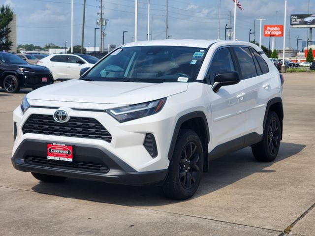 2025 Toyota RAV4 LE White at Gullo Toyota