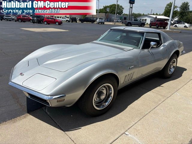 Silver 1969 Chevrolet Corvette Stingray Coupe Coupe Rear-Wheel Drive Automatic