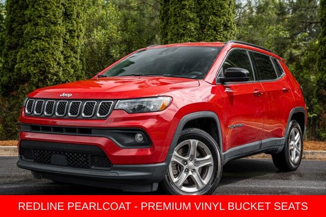 Redline Pearlcoat 2023 Jeep Compass SUV / Crossover Four-Wheel Drive 8-Speed Automatic
