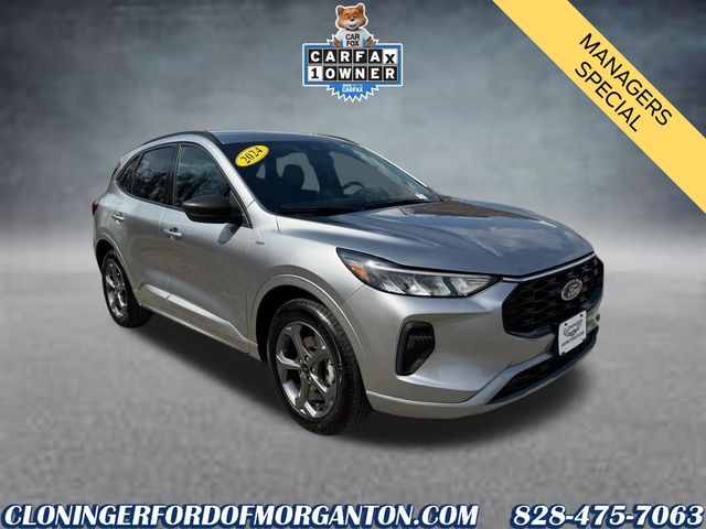 Silver Metallic 2024 Ford Escape ST-Line AWD SUV / Crossover All-Wheel Drive 8-Speed Automatic