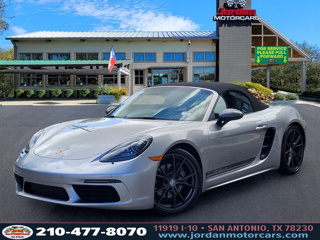 GT Silver Metallic 2022 Porsche 718 Boxster T RWD Convertible Rear-Wheel Drive 6-Speed Manual