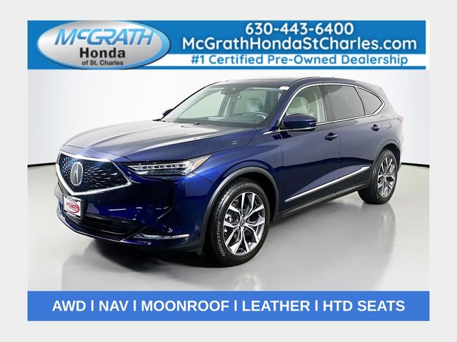 Fathom Blue Pearl 2024 Acura MDX SH-AWD with Technology Package SUV / Crossover All-Wheel Drive Automatic