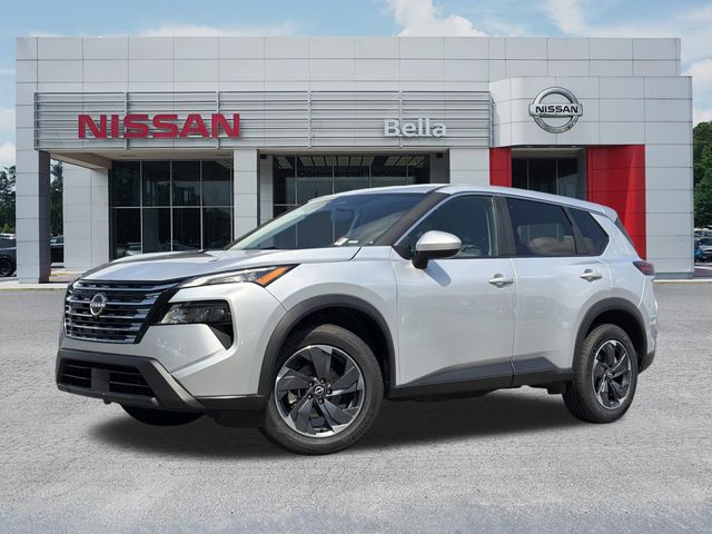 Brilliant Silver Metallic 2025 Nissan Rogue SV FWD SUV / Crossover Front-Wheel Drive Continuously Variable Transmission