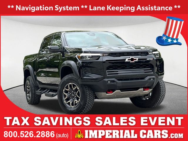 Black 2024 Chevrolet Colorado Pickup Truck Four-Wheel Drive 8-Speed Automatic