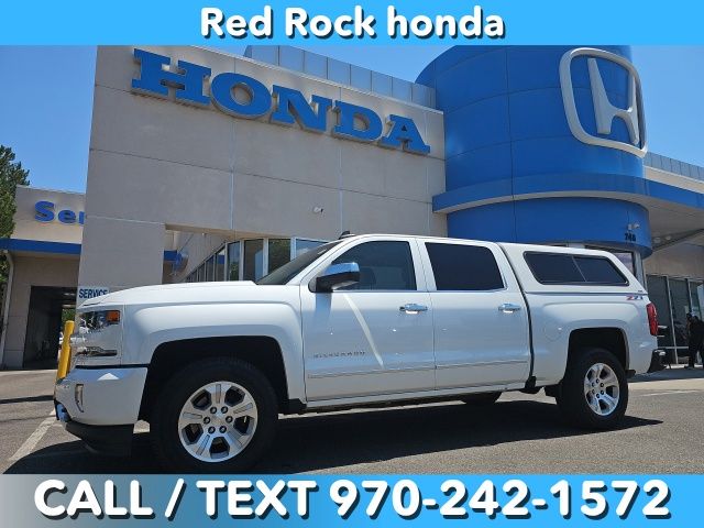 White (Iridescent Pearl Tricoat) 2017 Chevrolet Silverado 1500 Pickup Truck Four-Wheel Drive 8-Speed Automatic Overdrive