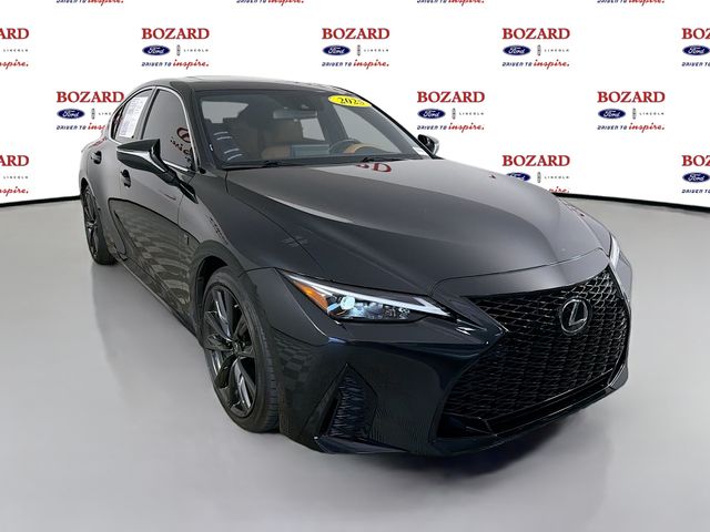 Black (Caviar) 2025 Lexus IS 350 F Sport Design RWD Sedan Rear-Wheel Drive 8-Speed Automatic