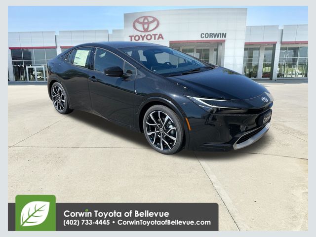 Black 2026 Toyota Prius Plug-In Hybrid Hatchback Front-Wheel Drive Continuously Variable Transmission