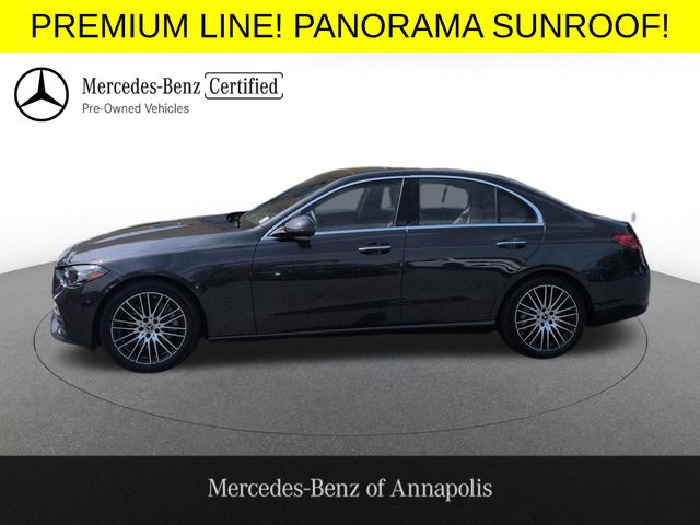Graphite Gray Metallic 2023 Mercedes-Benz C-Class C 300 4MATIC Sedan All-Wheel Drive 9-Speed Automatic