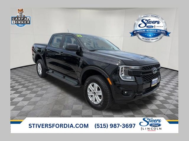 Shadow Black 2025 Ford Ranger Pickup Truck Four-Wheel Drive Automatic