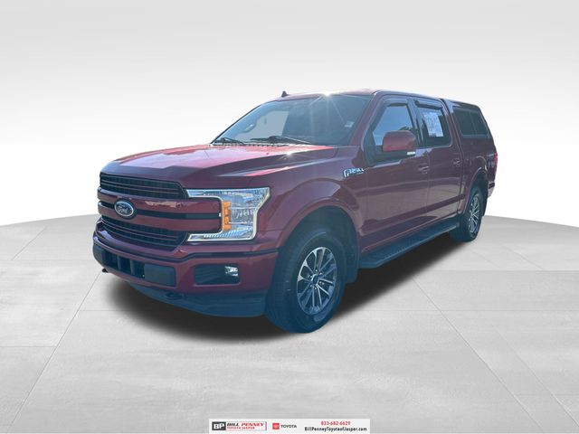 Ruby Red Metallic 2019 Ford F-150 Lariat SuperCrew 4WD Pickup Truck Four-Wheel Drive Automatic