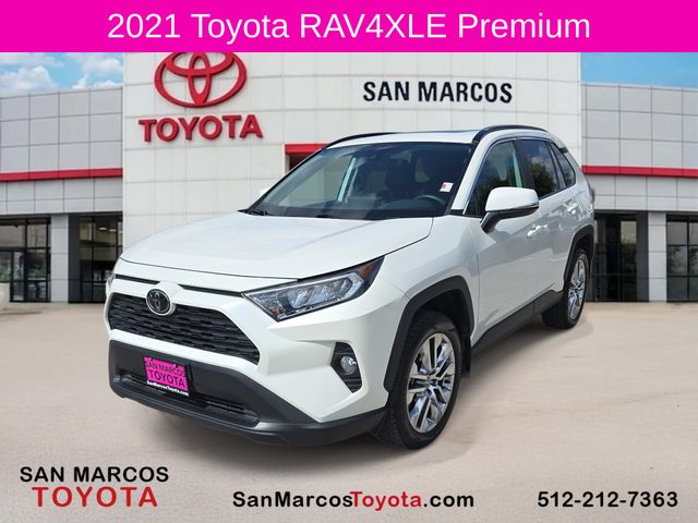 White (Blizzard Pearl) 2021 Toyota RAV4 SUV / Crossover Front-Wheel Drive 8-Speed Automatic