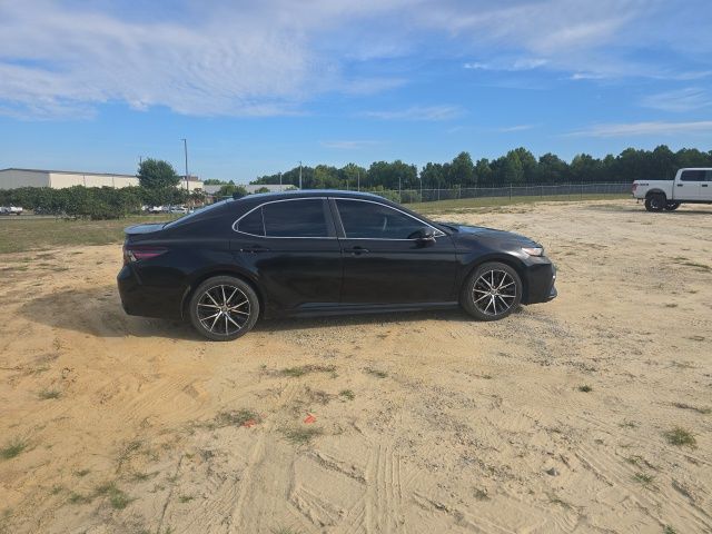 Used 2022 Midnight Black Metallic Toyota SE image 16