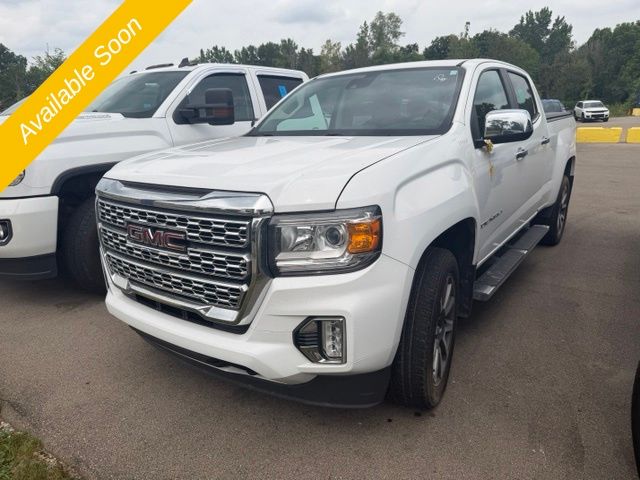 White 2021 GMC Canyon Pickup Truck Four-Wheel Drive 8-Speed Automatic