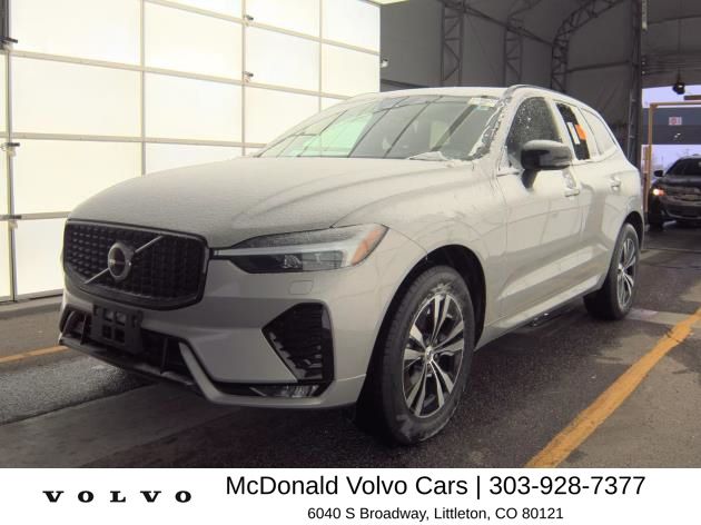 Silver Dawn Metallic 2025 Volvo XC60 B5 Core Dark Theme AWD SUV / Crossover All-Wheel Drive Automatic
