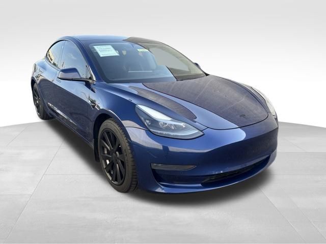 Deep Blue Metallic 2021 Tesla Model 3 Sedan Rear-Wheel Drive 1-Speed Automatic