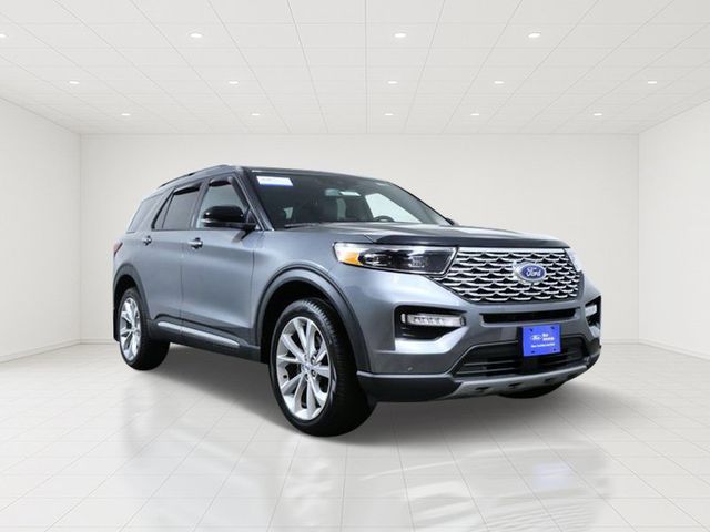 Gray Metallic 2023 Ford Explorer SUV / Crossover All-Wheel Drive Automatic