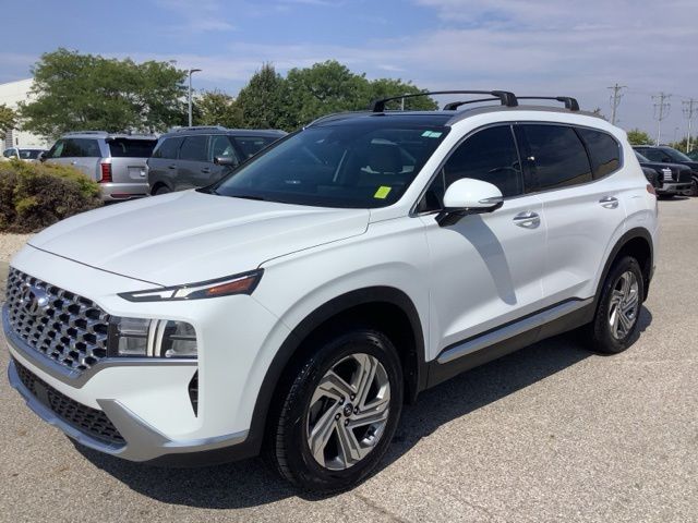 White Pearl 2023 Hyundai Santa Fe SUV / Crossover All-Wheel Drive 8-Speed Automatic