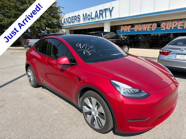 Red Multi-Coat 2020 Tesla Model Y SUV / Crossover All-Wheel Drive 1-Speed Automatic