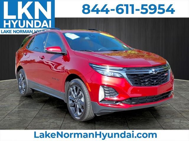 Cherry Red 2022 Chevrolet Equinox SUV / Crossover Four-Wheel Drive 6-Speed Automatic Overdrive