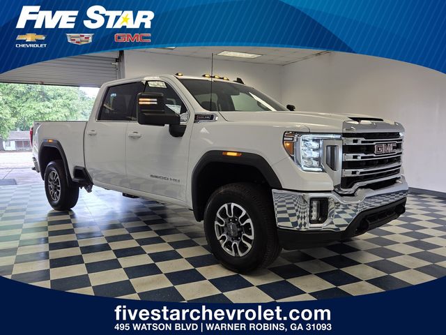 Summit White 2022 GMC Sierra 2500HD Pickup Truck Four-Wheel Drive 6-Speed Automatic