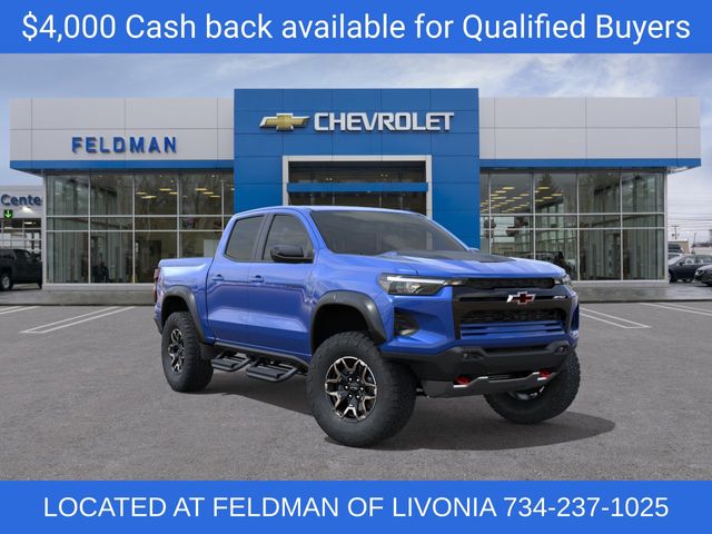 Reef Blue Metallic 2026 Chevrolet Colorado Pickup Truck Four-Wheel Drive 8-Speed Automatic