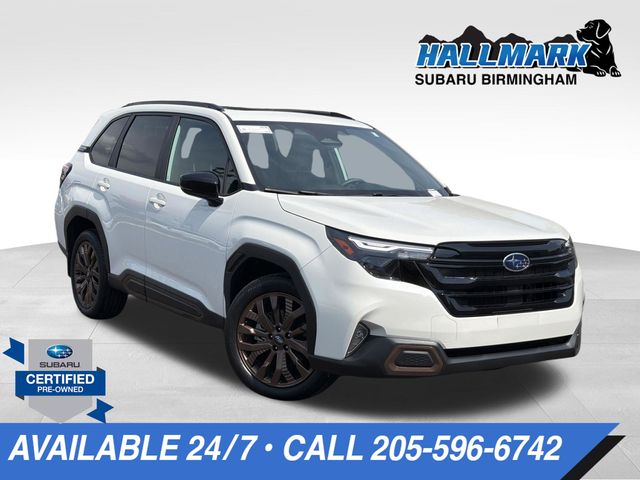 Crystal White Pearl 2026 Subaru Forester SUV / Crossover All-Wheel Drive Continuously Variable Transmission