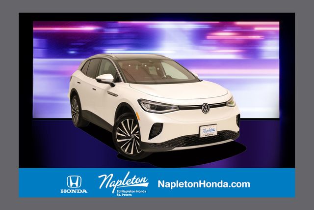 Pure White 2023 Volkswagen ID.4 Pro S Plus AWD SUV / Crossover All-Wheel Drive Automatic