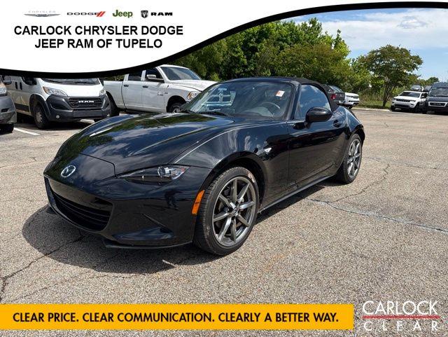 Jet Black Mica 2023 Mazda MX-5 Miata Grand Touring RWD Convertible Rear-Wheel Drive 6-Speed Manual