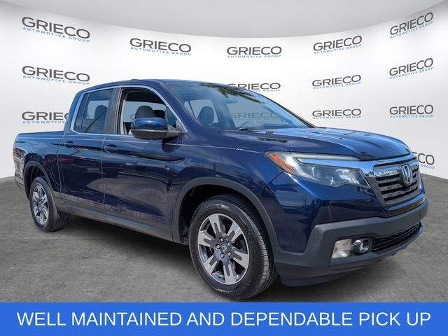 Black (Obsidian Blue Pearl) 2018 Honda Ridgeline RTL Pickup Truck Front-Wheel Drive 6-Speed Automatic
