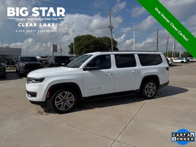 2025 Jeep Wagoneer L Series II White at Victoria Chrysler Dodge Jeep Ram